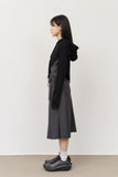(W) Tes Pintuck Pleats Skirt