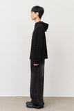 Fx Slash Button Hooded Top
