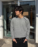 Round button knit