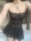 Bonir Shirring Lace Top