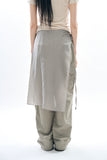Robin sheer wrap skirt