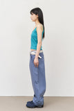 (W) Leaves Sleeveless