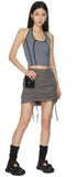 Leaven Shirring Short Skirt