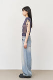 (W) Lace Sagging Denim