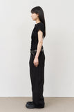 Vine Curved Cotton Pants