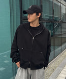 Bless Rivet Hooded Zip-Up