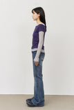 (W) Mu Lowrise Bootscut Denim