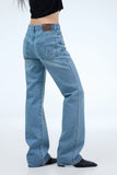 PRTN)Classic mid-rise straight jeans