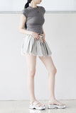 Mona round neck slim fit short sleeve t-shirt