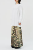 (W) Military Long Skirt