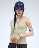 Lira Ribbed Wrap Tank Top