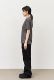 Crow Black Flare Denim