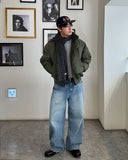 Dirty Wide Denim Pants