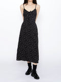 Small Flower Long Bustier One Piece