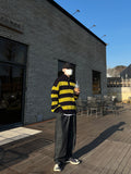 KL Stripe Button Knit