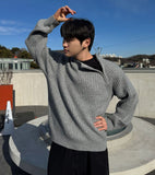 Roy Zipper Round Knit