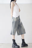 (Unisex) Leke Washing Half Pants