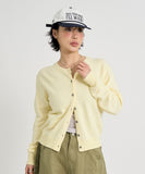 Ciel round button-up cardigan