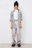 Phaidon over check shirt