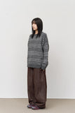 Scope Striped Round Knit
