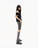 Thigh Slit Shorts Leggings
