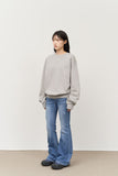 (W) Stitch Low-rise Bootscut Denim