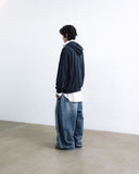 Washed Denim Balloon Pants