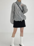 [summer] Velcro Nylon Overfit Wind Jacket