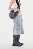 Roma carpenter denim bermuda pants