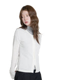 TWISTED BUTTON CARDIGAN