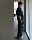 GY Full Banding Summer Linen Denim Pants