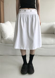 ROLL EYELET SKIRT