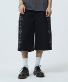 CROSS STUD TWILL SHORTS