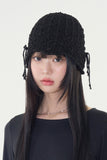 Islet ribbon net beanie