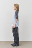 Purin Color Raglan Top