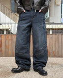 Hachi cut denim pants