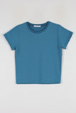 Sage Crop Short Sleeve Tee