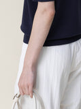 Premium Monique V & Round Short Sleeve Knit