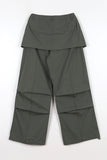 Wrap Skirt Nylon Pants