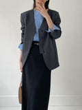 Taize No-Collar Loose Fit Jacket