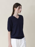 Premium Monique V & Round Short Sleeve Knit