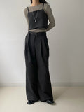 Ribbed Bamboo Boat Neck Knit T-shirt