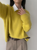 Angora Cuffs Overfit Knit