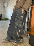 Russell Trackline Washed Cargo Denim