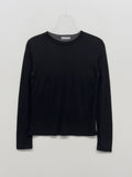 Ocean Tencel See-through Round Neck T-shirt