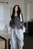 Sentub Wrap V Knit Top