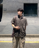 Vintage Dyeing Cut Cargo Pants