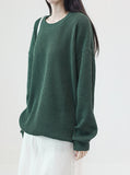 Daily Ribbed Knit Sweatshirt