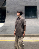Vintage Dyeing Cut Cargo Pants
