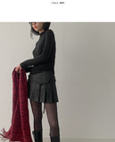 Tencel Cutting See-Through Neck Polar T-shirt